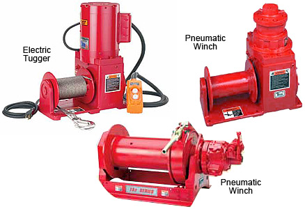 hoisting equipment winches tugger